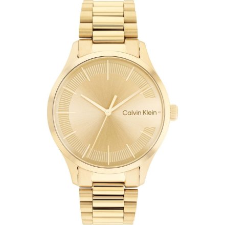 Zegarek Calvin Klein Iconic Bracelet ze złotą bransoletką 25200038