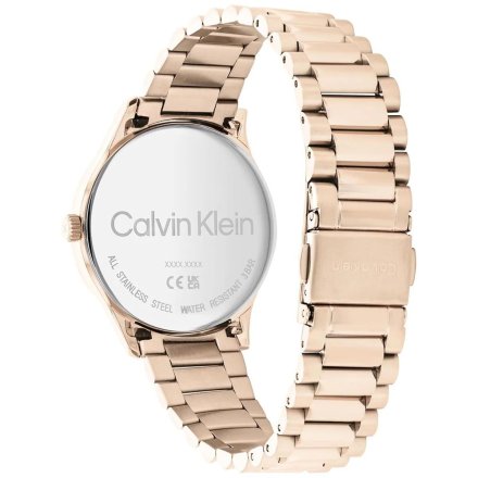 Zegarek damski Calvin Klein Iconic Bracelet z różowozłotą bransoletką 25200042