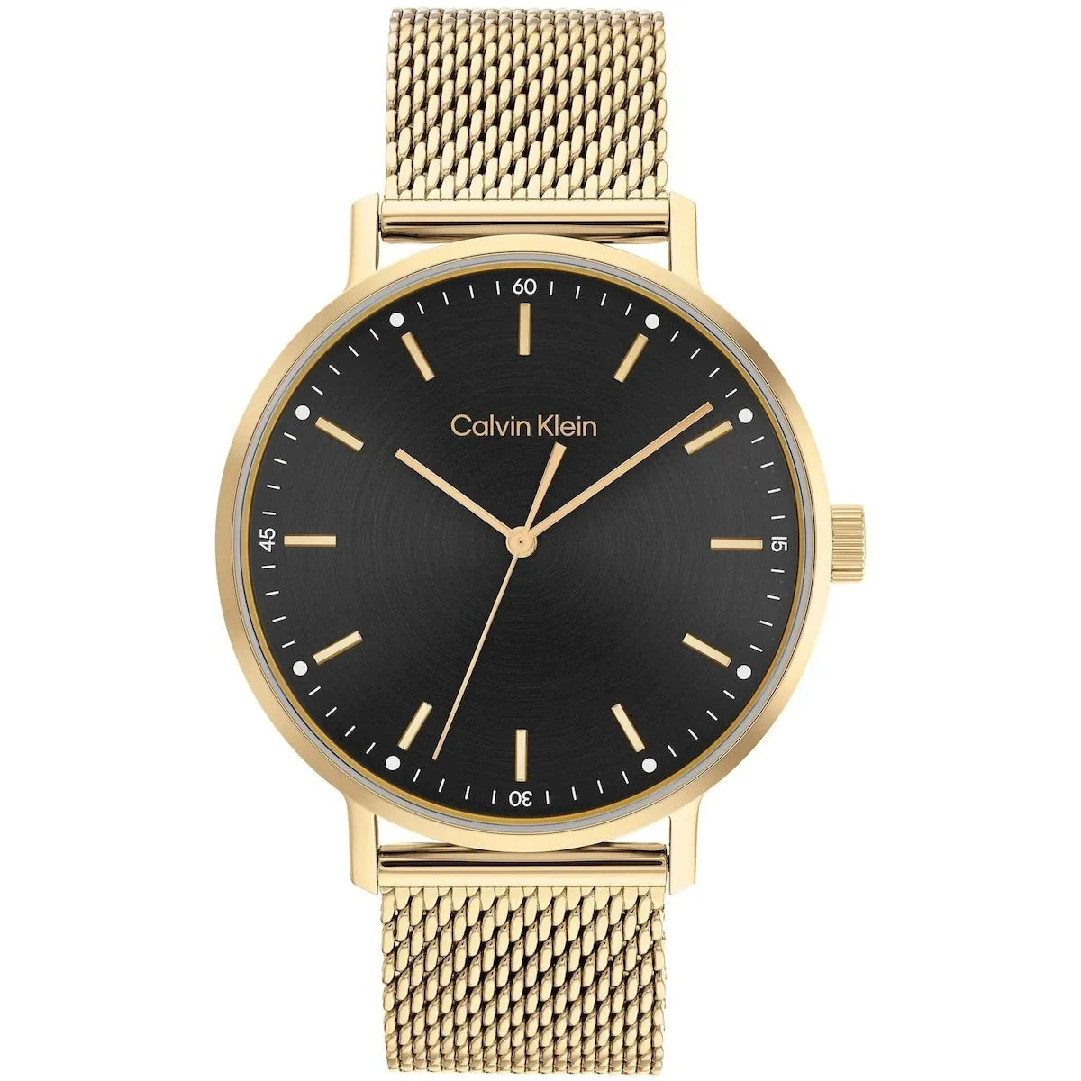 Zegarek męski Calvin Klein Modern Mesh ze złotą bransoletką 25200049 ...