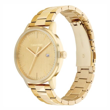 Zegarek męski Calvin Klein Linked Bracelet ze złotą bransoletką 25200056
