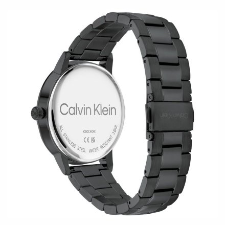 Zegarek męski Calvin Klein Linked Bracelet z czarną bransoletką 25200057