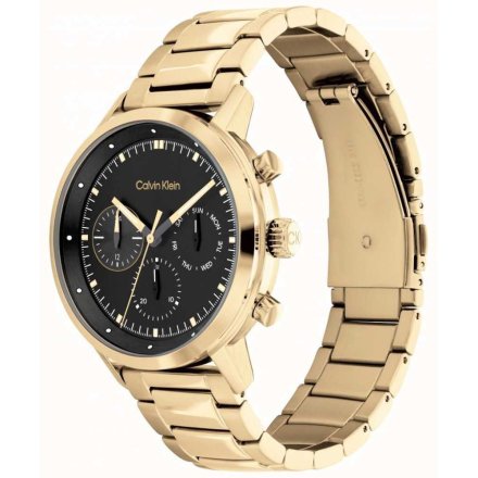 Zegarek męski Calvin Klein Gauge ze złotą bransoletką 25200065