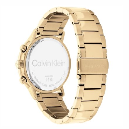 Zegarek męski Calvin Klein Gauge ze złotą bransoletką 25200065