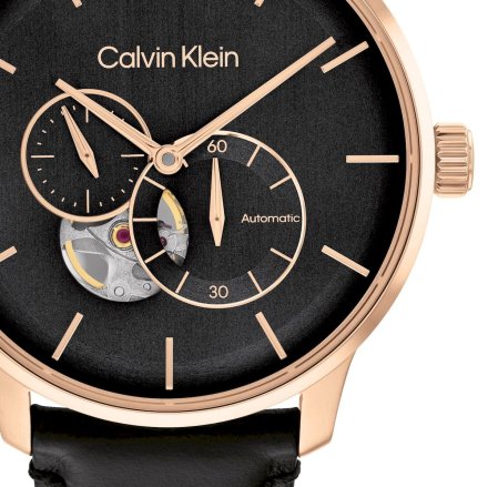 Zegarek Calvin Klein Automatic z czarnym paskiem 25200074
