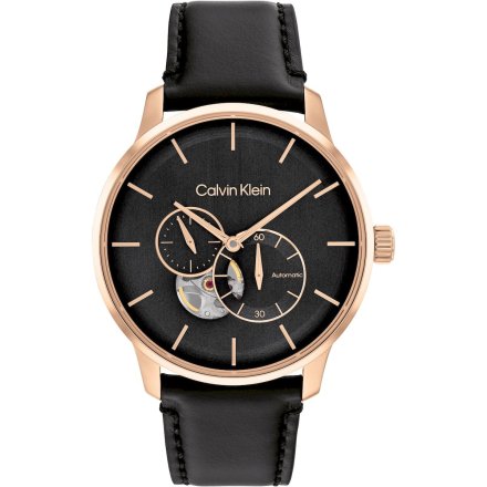 Zegarek Calvin Klein Automatic z czarnym paskiem 25200074