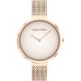 Zegarek damski Calvin Klein Minimalistic T Bar z różowozłotą bransoletką 25200080