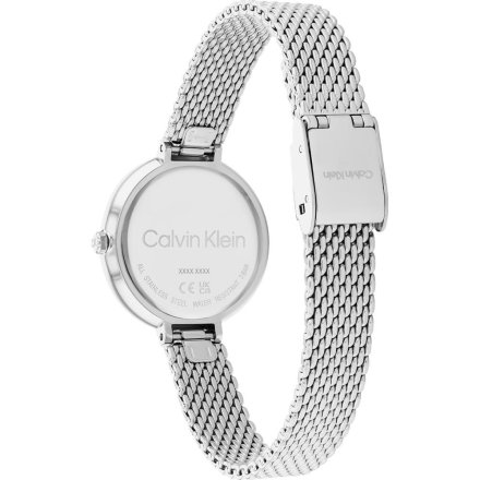 Zegarek damski Calvin Klein Minimalistic T Bar ze srebrną bransoletką 25200082