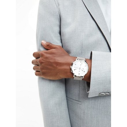 Zegarek męski Calvin Klein Modern Multi ze srebrną bransoletką 25200107