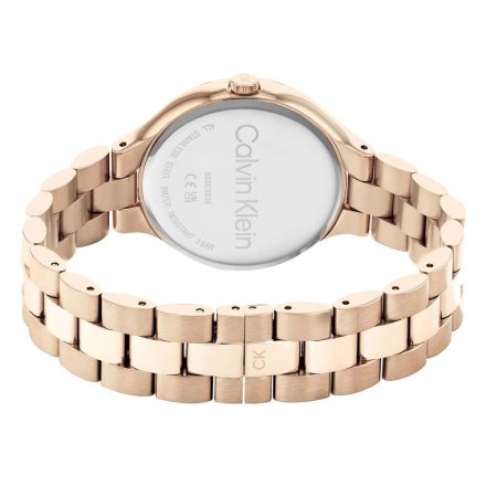 Zegarek damski Calvin Klein Linked Bracelet z różowozłotą bransoletką 25200125