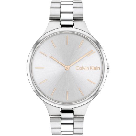 Zegarek damski Calvin Klein Linked Bracelet ze srebrną bransoletką 25200128