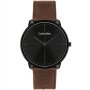 Zegarek męski Calvin Klein Iconic z brązowym paskiem 25200155