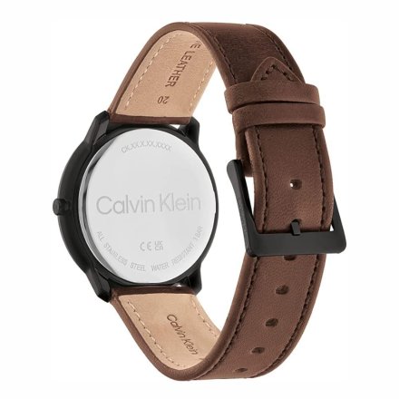 Zegarek męski Calvin Klein Iconic z brązowym paskiem 25200155