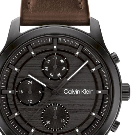 Zegarek męski Calvin Klein Sport Multi-Function z brązowym paskiem 25200212
