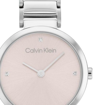 Zegarek damski Calvin Klein Minimalistic T Bar ze srebrną bransoletką 25200138