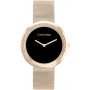 Zegarek damski Calvin Klein Twisted Bezel z różowozłotą bransoletką 25200151
