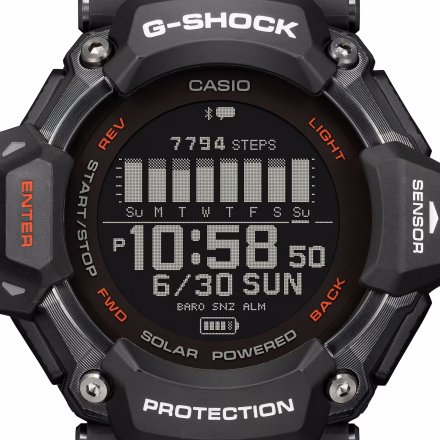 Zegarek Casio G-Shock G-SQUAD GBD-H2000 GPS Pulsometr GBD-H2000-1AER