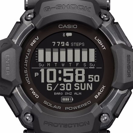 Zegarek Casio G-Shock G-SQUAD GBD-H2000 Czarny GPS Pulsometr GBD-H2000-1BER