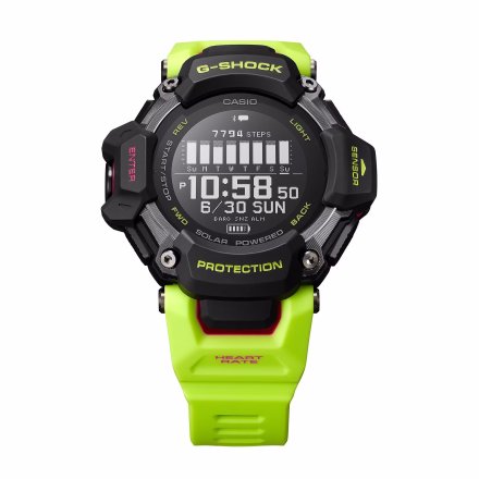 Zegarek Casio G-Shock G-SQUAD GBD-H2000 Żółty GPS Pulsometr GBD-H2000-1A9ER