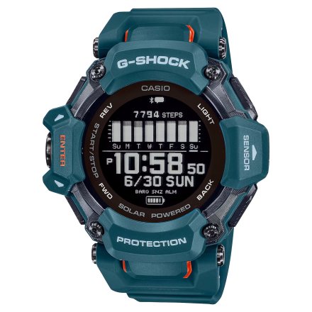 Zegarek Casio G-Shock G-SQUAD GBD-H2000 Niebieski GPS Pulsometr GBD-H2000-2ER