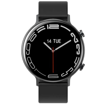 Czarny smartwatch z funkcją rozmowy Rubicon RNCE98 SMARUB193