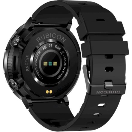 Męski smartwatch z funkcją rozmowy czarny Rubicon RNCE96 SMARUB181