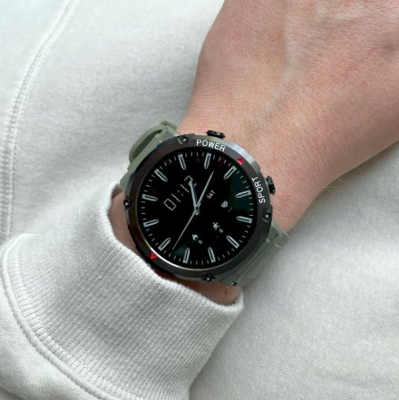 Wojskowy męski smartwatch z funkcją rozmowy Rubicon RNCE96 SMARUB182