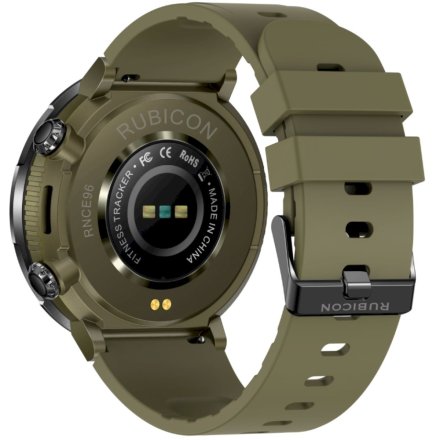 Męski smartwatch z funkcją rozmowy zielony Rubicon RNCE96 SMARUB182