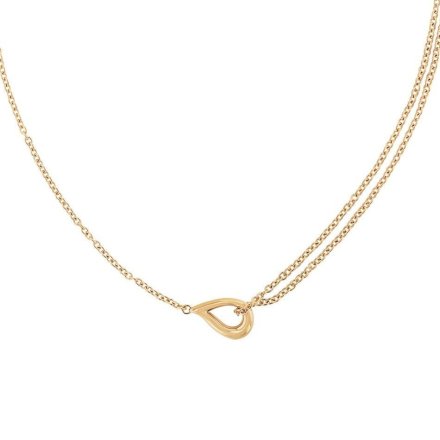 Złoty naszyjnik damski Calvin Klein Sculptured Drops 35000081
