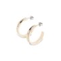 Różowozłote kolczyki Calvin Klein półkoła Minimal Linear 35000165
