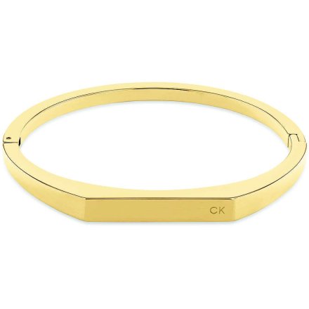 Złota bransoletka Calvin Klein Faceted Bar 35000046
