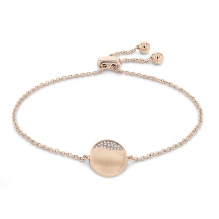 Różowozłota bransoletka Calvin Klein Minimal Circular 35000135