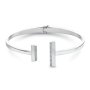 Srebrna bransoletka Calvin Klein Minimal Linear 35000160
