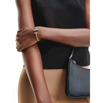 Różowozłota bransoletka Calvin Klein Minimal Linear 35000162
