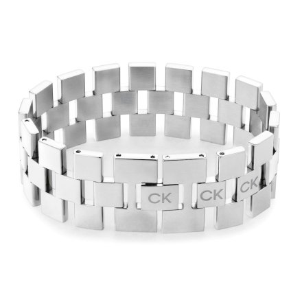 Srebrna  bransoletka Calvin Klein Geometric 35000243