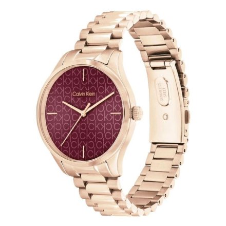 Zegarek damski Calvin Klein Iconic z różowozłotą bransoletką 25200169