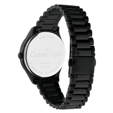 Zegarek damski Calvin Klein Iconic z czarną bransoletką 25200170