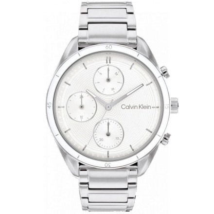 Zegarek damski Calvin Klein Sport Multi-Function for Her ze srebrną bransoletką 25200171