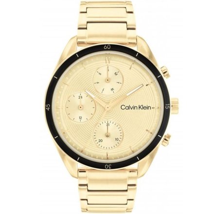 Zegarek damski Calvin Klein Sport Multi-Function for Her ze złotą bransoletką 25200173