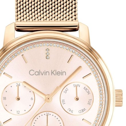 Zegarek damski Calvin Klein Sport Multi-Function for Her z różowozłotą bransoletką 25200179