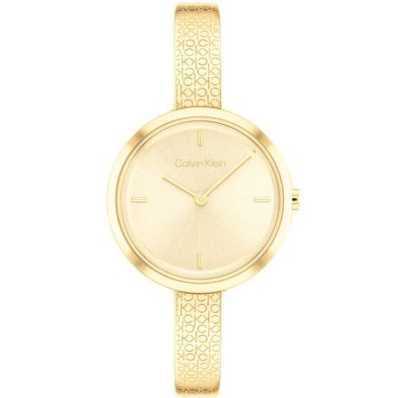 Zegarek damski Calvin Klein Iconic ze złotą bransoletką 25200182