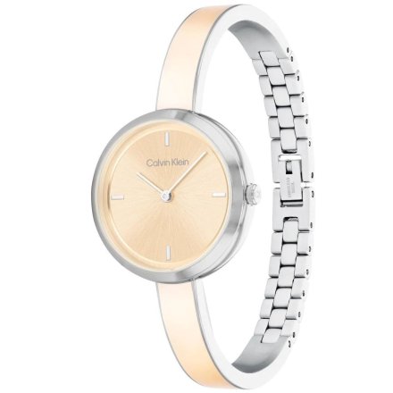 Zegarek damski Calvin Klein Iconic z różowozłotą bransoletką 25200188