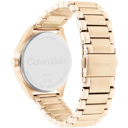 Zegarek damski Calvin Klein Essentials z różowozłotą bransoletką 25200191