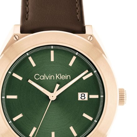 Zegarek męski Calvin Klein Casual Essentials z brązowym paskiem 25200202
