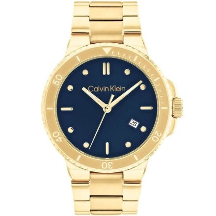 Zegarek męski Calvin Klein Sport 3HD ze złotą bransoletką 25200204
