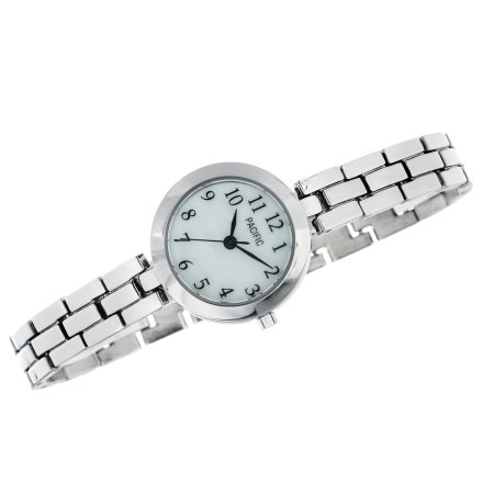Komplet na prezent srebrny zegarek + bransoletka serce PACIFIC X6130-02
