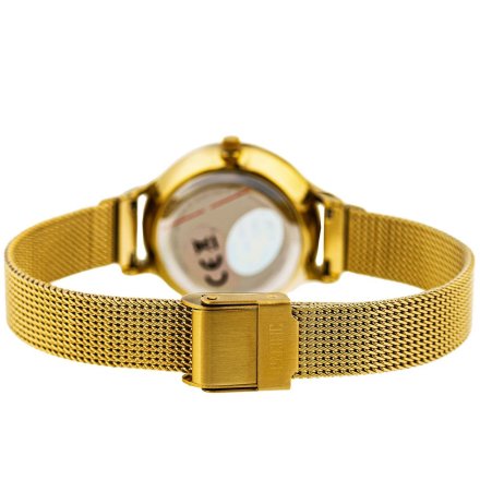 Komplet na prezent złoty zegarek + bransoletka serce PACIFIC X6133-03