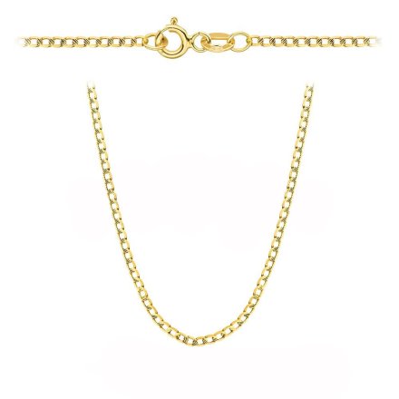Biżuteria SAXO Złoty łańcuszek Pancerka Diamentowana  1-26-L00084-2-2.60