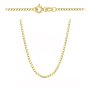 Złoty łańcuszek 45 cm splot pancerka diamentowana • Złoto 585 2.39g