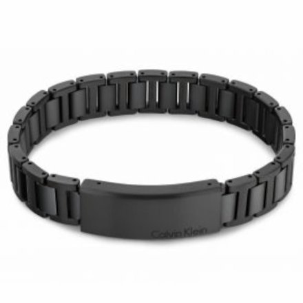 Czarna bransoleta  męska Calvin Klein Bracelet Link 35000091