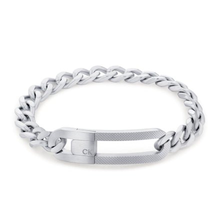 Srebrna bransoleta  męska Calvin Klein Mens Chain Link 35000132